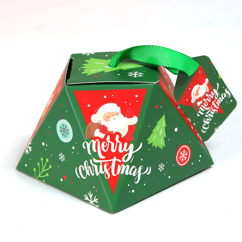 Amazon クリスマス キャンディ包装箱 クリスマスイブ 三角形キャンディボックス カートン ギフトバッグ S932 クリスマスギフトボックス|undefined