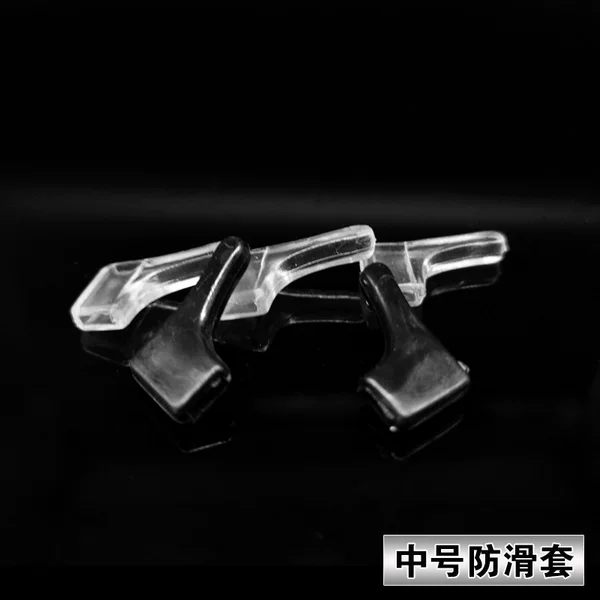 Anti-slip sleeve factory direct comfortable transparent with hole type glasses feet accessories ear hanging medium non-slip earmuffs