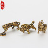 Brass copper keychain, Chinese horoscope