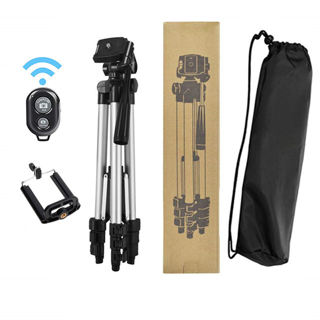 En Stock cámara de tiro soporte de cámara en vivo teléfono móvil trípode soporte universal teléfono móvil 3110 trípode