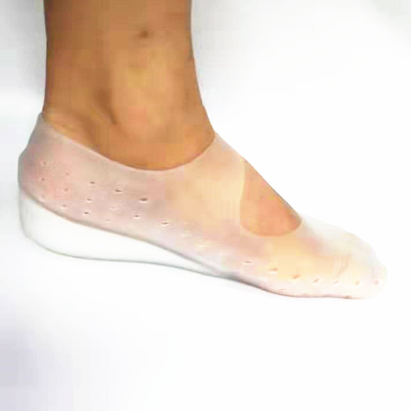 Antibacterial height insoles with hidden heel