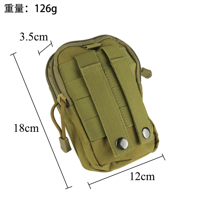 Deportes al aire libre molle bolso de la cintura táctica de los hombres 5.5 6-pulgadas impermeable teléfono móvil bolsa cinturón corriendo bolsa