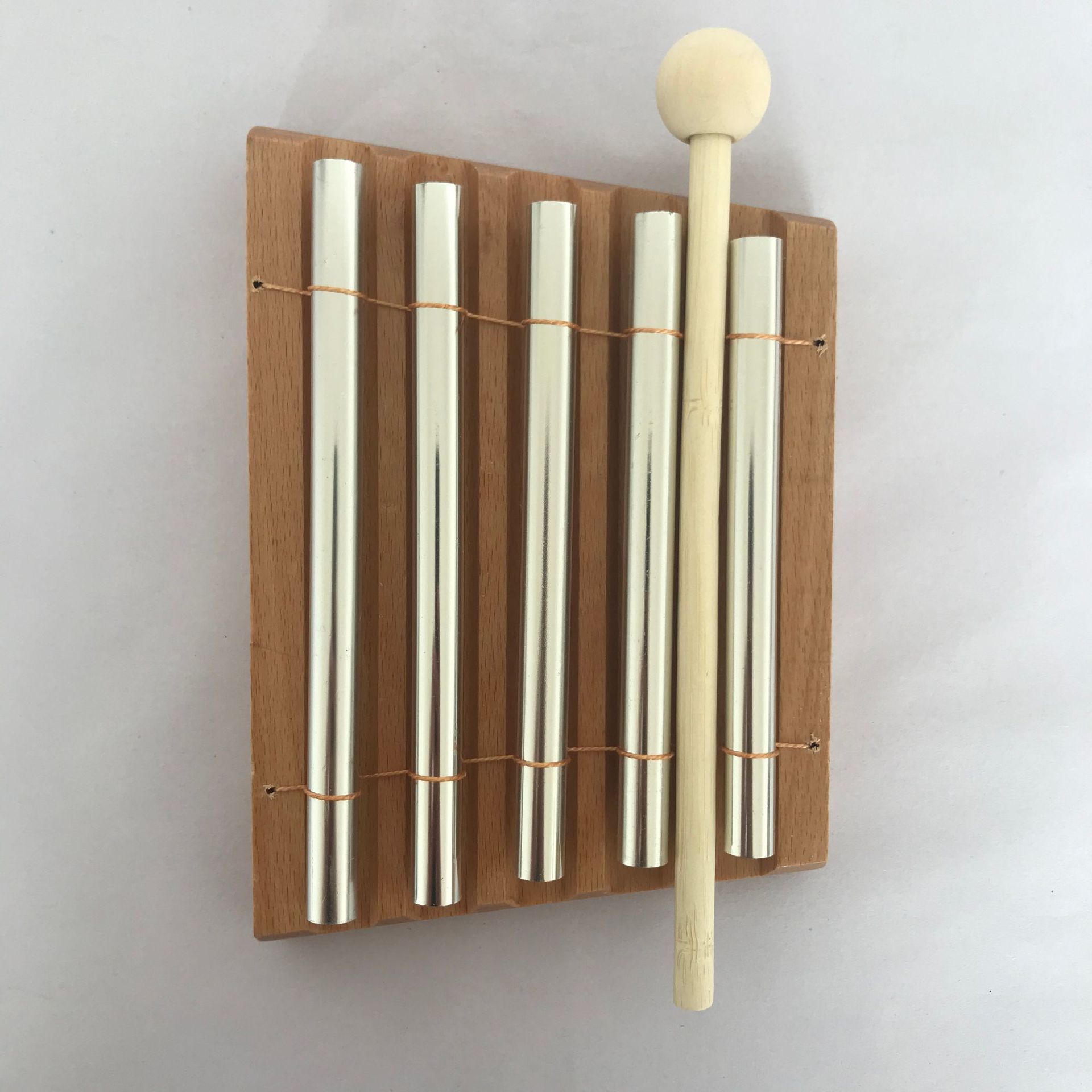 Instrumento de percusión Orff material didáctico educación de la primera infancia Juguetes musicales carillones de viento fonema