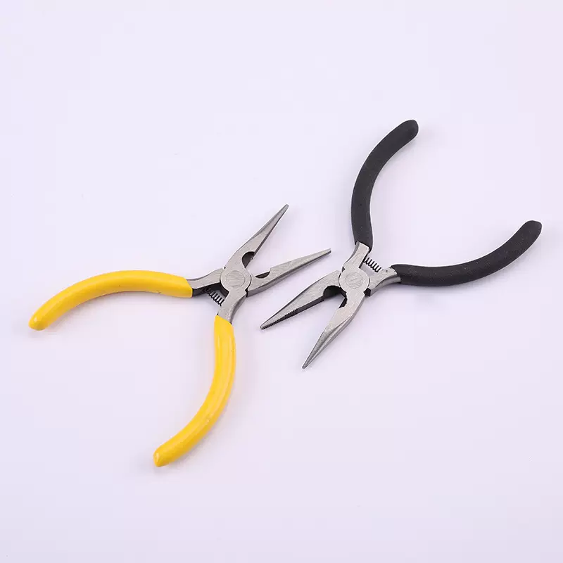 厂家供应现货供应5寸美式尖嘴钳带弹簧DIY手工钳 修表工具饰品配