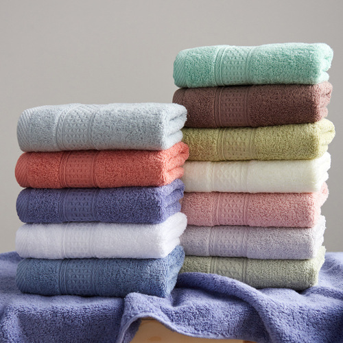 【Baihua Towel】Manufacturer wholesale minimalist fashion square towel towel bath towel set pure cotton adult