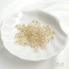 Hypoallergenic silica gel earrings, silver accessory, 14 carat, 925 sample silver, gold and silver