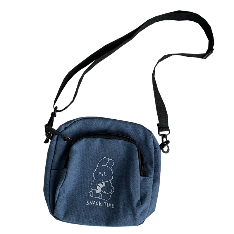 Lindo Bolso pequeño para mujer 2020 Nuevo ins japonés Harajuku chica bolsa de mensajero estudiante versátil bolsa de lona de dibujos animados