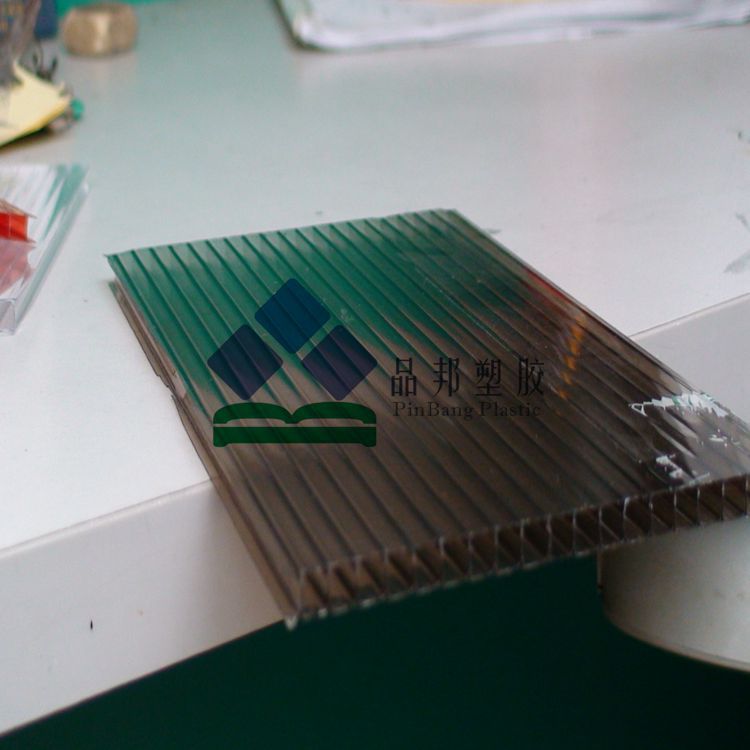 PC阳光板咖啡色透明阳光板聚碳酸酯板厂家生产诚信合作质量好