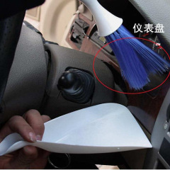 Factory Direct Sale Multi-functional Cleaning Brush with Scoop for Car Interior Dust Removal, Car Seat Brush, Air Conditioning Vent