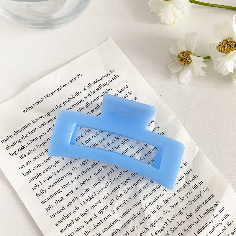 Corea del Sur elegante temperamento baño clip femenino neto rojo superior clip pelo espalda Cabeza clip pelo clip tocado