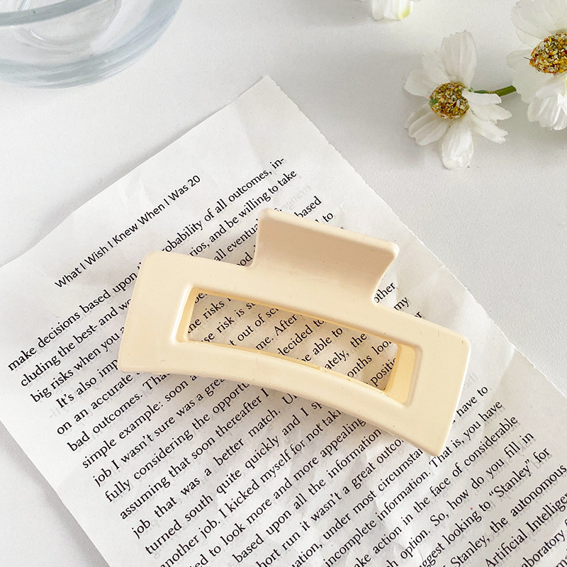 Corea del Sur elegante temperamento baño clip femenino neto rojo superior clip pelo espalda Cabeza clip pelo clip tocado