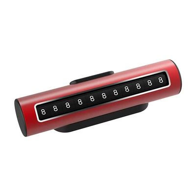 Nömrəli dayanma kartı roller mobile car phone - red