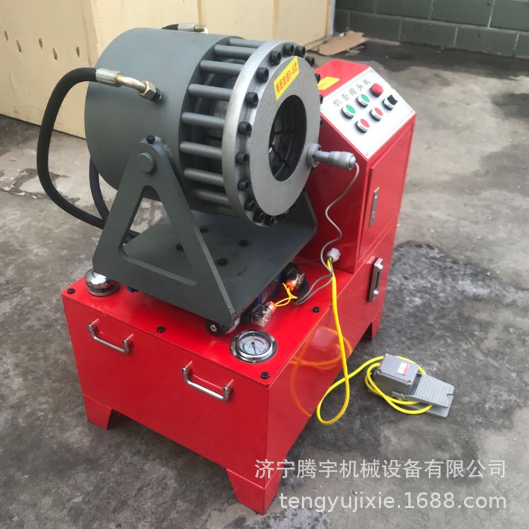 立卧两用漏空机头厂4千瓦钢管缩管机 高压缩管机  车棚用的缩管机
