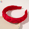 Retro headband, trend cloth with pigtail, new collection, Korean style