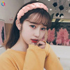 Retro headband, trend cloth with pigtail, new collection, Korean style