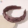 Retro headband, trend cloth with pigtail, new collection, Korean style