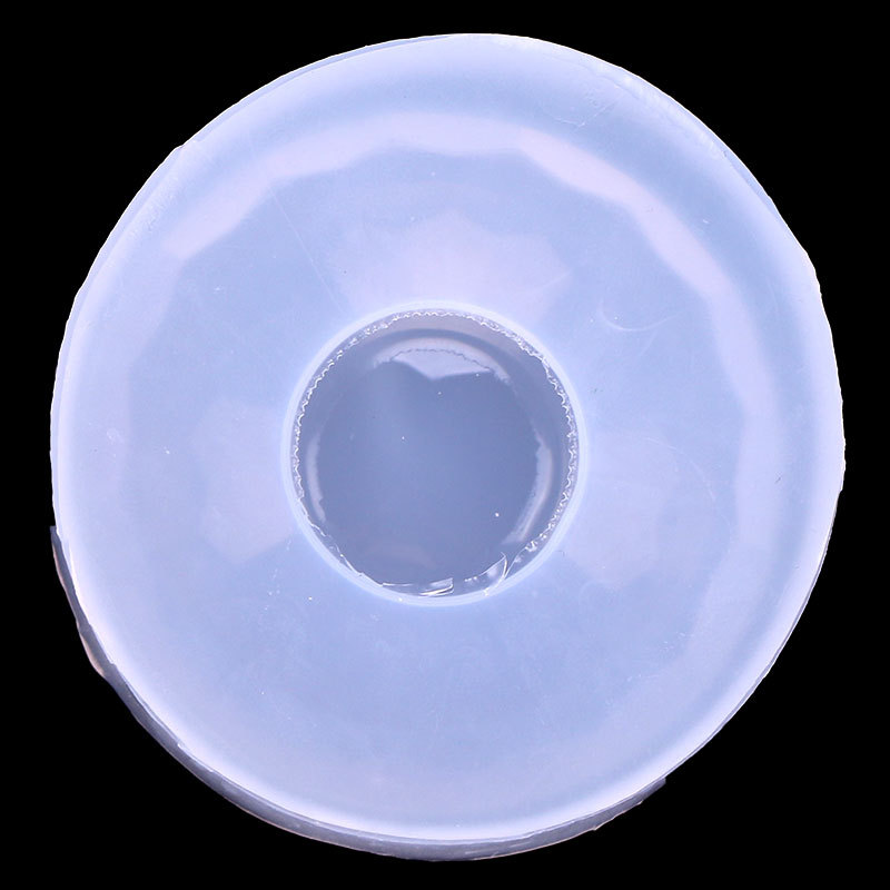 Espejo lleno molde de silicona DIY hecho a mano pequeño tazón recipiente plato cristal epoxi resina UV flor seca molde de silicona