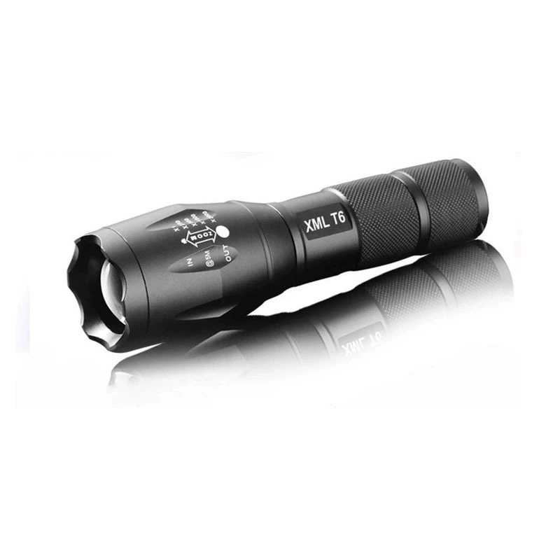 Оптовая торговля фабрикой XMLT6 светодиодный фонарик из алюминиевого сплава сильный свет зарядки зум фонарик на складе