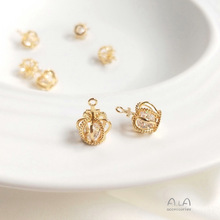 14k�����~����ʹ��ʯ�`�ӵ���diy�ֹ���ɫ������Ʒ��朵��