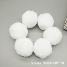 现货丙纶丝球白色毛绒球圣诞雪球棉球填充物球心幼儿园diy服装配