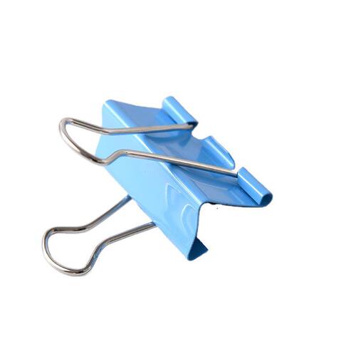 Colored long tail ticket office supplies metal binding file clip color dovetail clip ticket holder