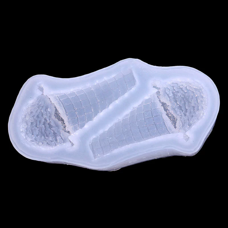 Small strawberry for ice cream, silicone mold, acrylic fondant