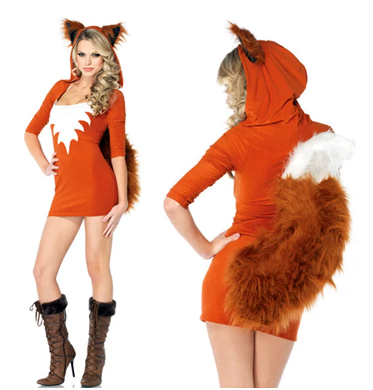 П branded Halloween костюмы Лисица костюмы косплей лисица костюмы животное шоу костюмы