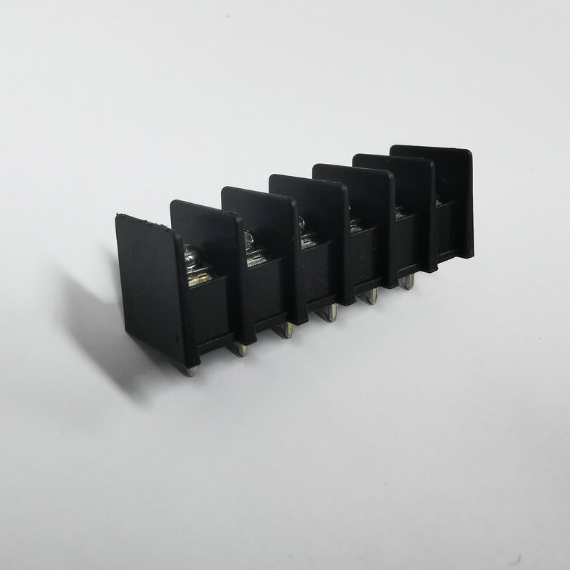厂家供应25中脚7.62间距栅栏式接线端子 开关电源端子 焊接接线端