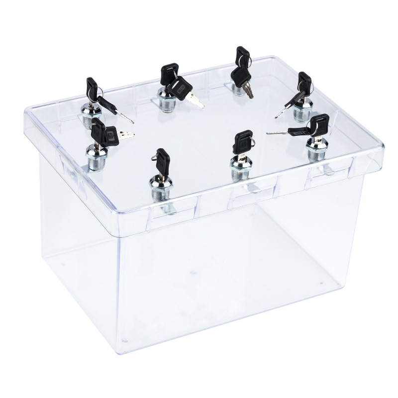 Suministros de boda al por mayor zapatos Xizangos con cerradura caja de zapatos de boda transparente pick-up y accesorios de juego de recogida del novio