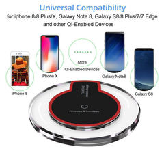Stylish Printed LOGO Gift-Style Wireless Charger 15W Fast Charging Wireless Power Bank Business Gift
