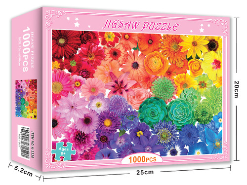 1000-piece jigsaw puzzle, educational toy, Christmas gift, stress relief, cross-border Amazon landscape painting jigsaw puzzle for adults