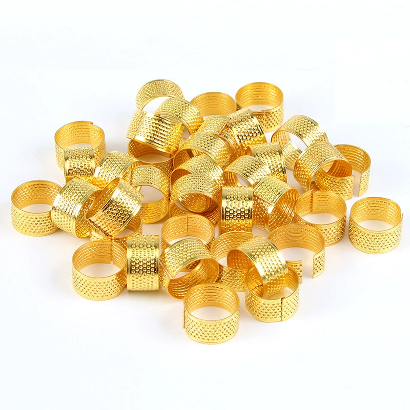 Бытовой швейный инструмент DIY медный наперсток Золотой наперсток бытовой швейный игольчатый пресс наперсток обруч