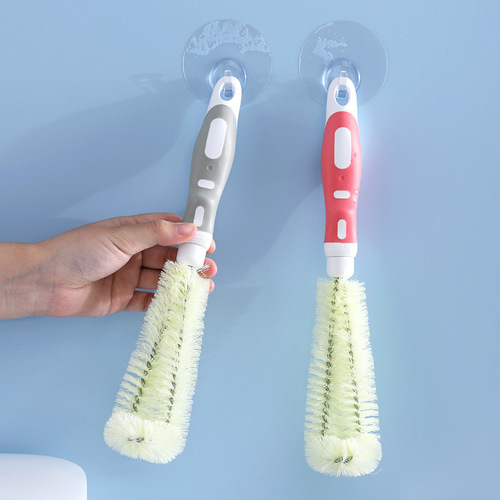 Internet celebrity INS retractable water cup brush with no dead ends, bottle brush, glass cup, kettle, stubborn stain cleaning brush