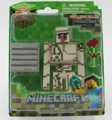 Набор игрушек блочного типа высотой 3 дюйма (My World Toy), 9 фигур коллекционная упаковка, пластик