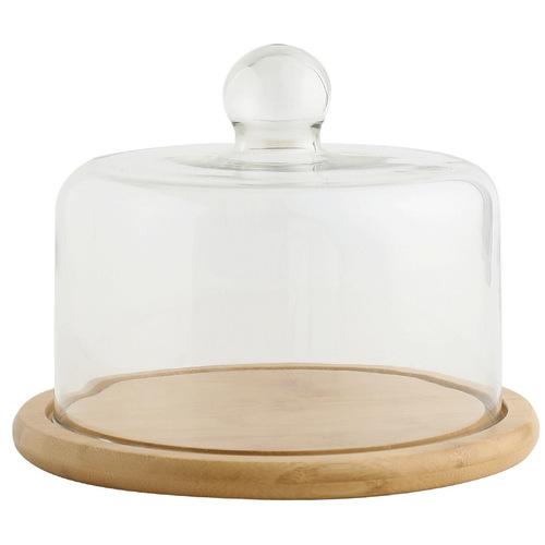 Factory Direct Cake Glass Dome Food Cover Cake Cover Glass Cover Lead-Free Food Grade Transparent Dustproof Cover