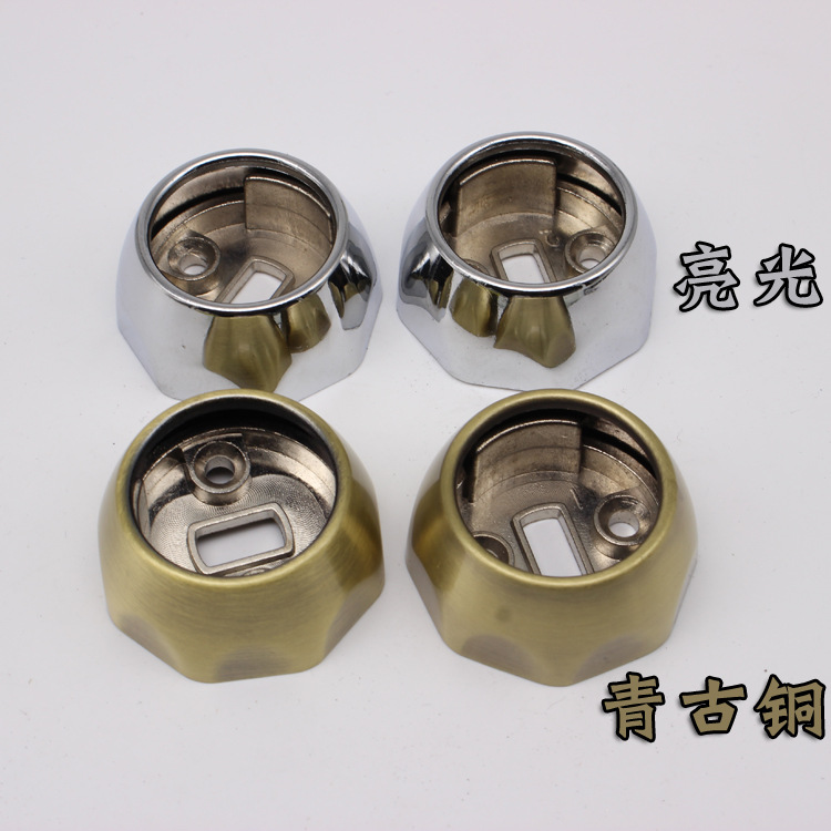 Asiento giratorio desmontable espesado del reborde del polo de la ropa con el asiento de la ropa del anillo de goma asiento de la aleación del cinc tubo redondo asiento octogonal del reborde