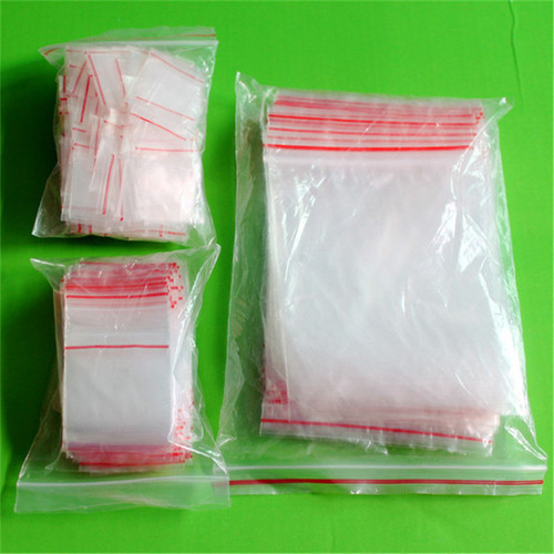 4*5*6cm 5*7 6*9 7*10*11*15 small size sealed bag thickened self-sealing bag jewelry sample packaging bag