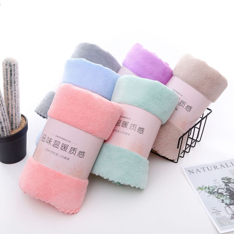 High density coral fleece towel coral fleece cut edge fine fiber makeup remover beauty popular welfare gift towel wholesale High density coral fleece towel coral fleece cut edge fine fiber makeup remover beauty popular welfare gift towel wholesale