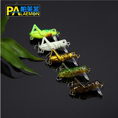 Backward Chug Mino Baits Fish Bait Insect Imitation Bait Three Hooks Lure Bait 3g
