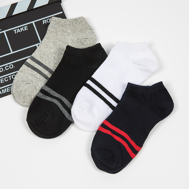 Low-Cut Short Casual No-Show Socks for All Seasons, Men's Running Socks, Street Vendor Socks, Disposable Wholesale, Casual and Versatile