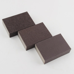 Woodworking furniture sanding polishing sponge sandpaper block, sanding sponge dry-wet block, sponge sand block, double-sided