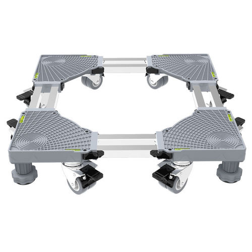 Universal washing machine base pulley brake lifting mobile base bracket storage rack washing machine bracket