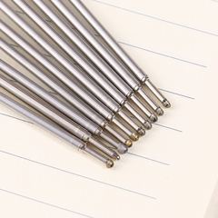 High-quality pen core, rotating metal ballpoint pen refills, metal pen refills, 116mm specifications, custom-made metal pen core
