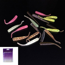 路亚饵35mm0.3g针尾10条1包软饵根钓软饵钓青梢 马口 小翘嘴跨境