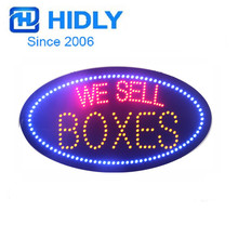 lLED@ʾŲLED WE SELL BOXES SIGN