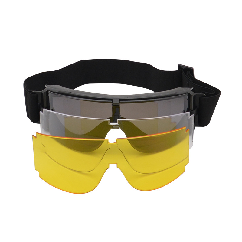 Gafas de protección táctica antiimpacto X800 para personas reales, equipo de fuerzas especiales, cubierta de camuflaje_voghion.com
