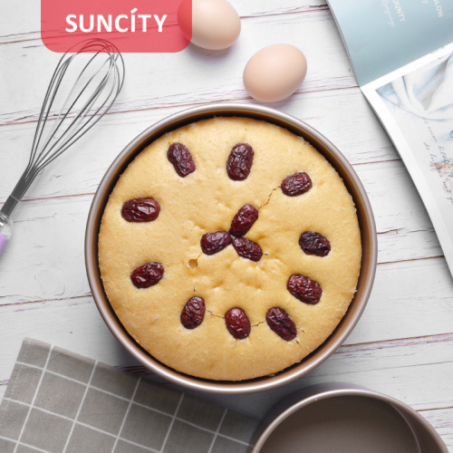 Cross-border special supply of 6-inch 8-inch cake mold bread household non-stick heightened chiffon cake baking tools