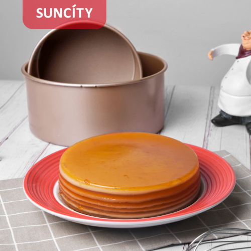 Cross-border special supply of 6-inch 8-inch cake mold bread household non-stick heightened chiffon cake baking tools
