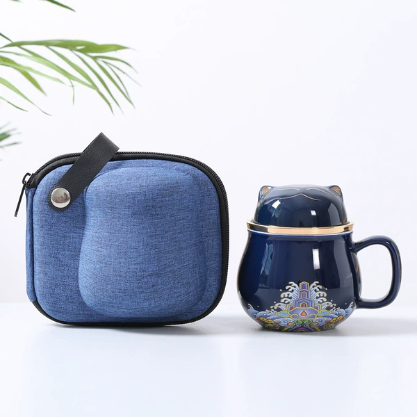Lucky Cat Office Cup-Jilan (portable)