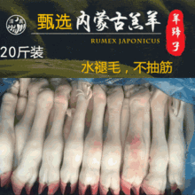 羊蹄新鲜冷冻内蒙古生羊蹄10kg/箱 清真羊蹄烧烤食材半成品批发